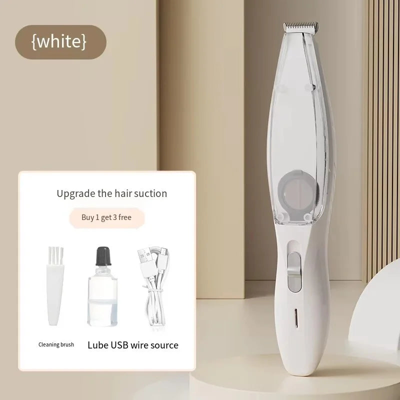 Low Noise Pet Paw Trimmer with Hair Suction