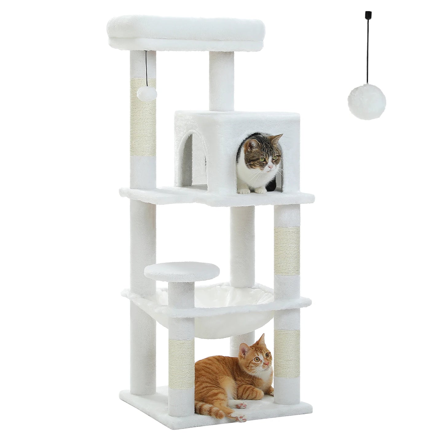 5-Level Cat Tower with Metal Frame