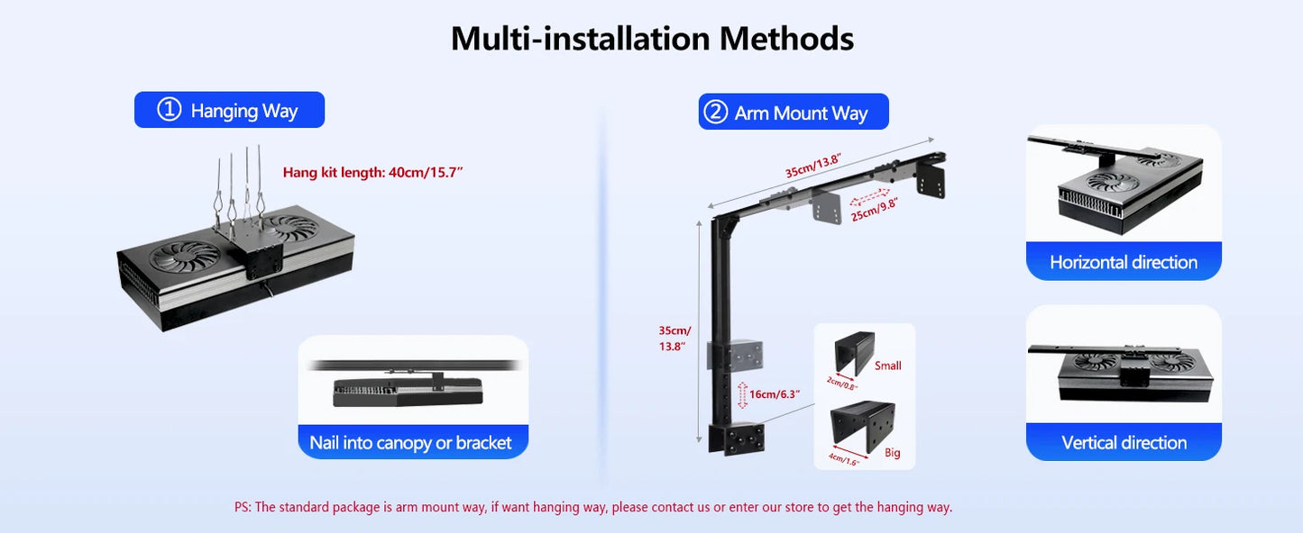 PopBloom RL180 180W Wi-Fi Reef Light Kit