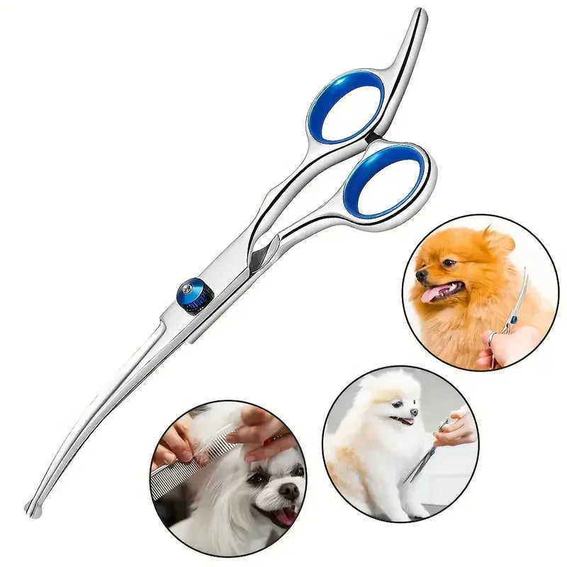 4-Piece Round-Tip Pet Grooming Scissor Set