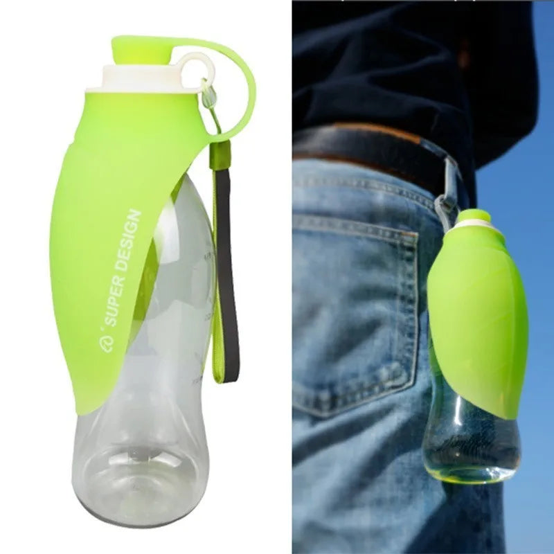 Portable 580ml Dog Water Bottle