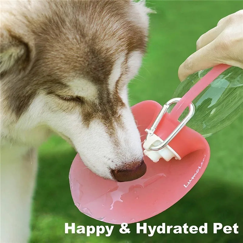 Portable 580ml Dog Water Bottle
