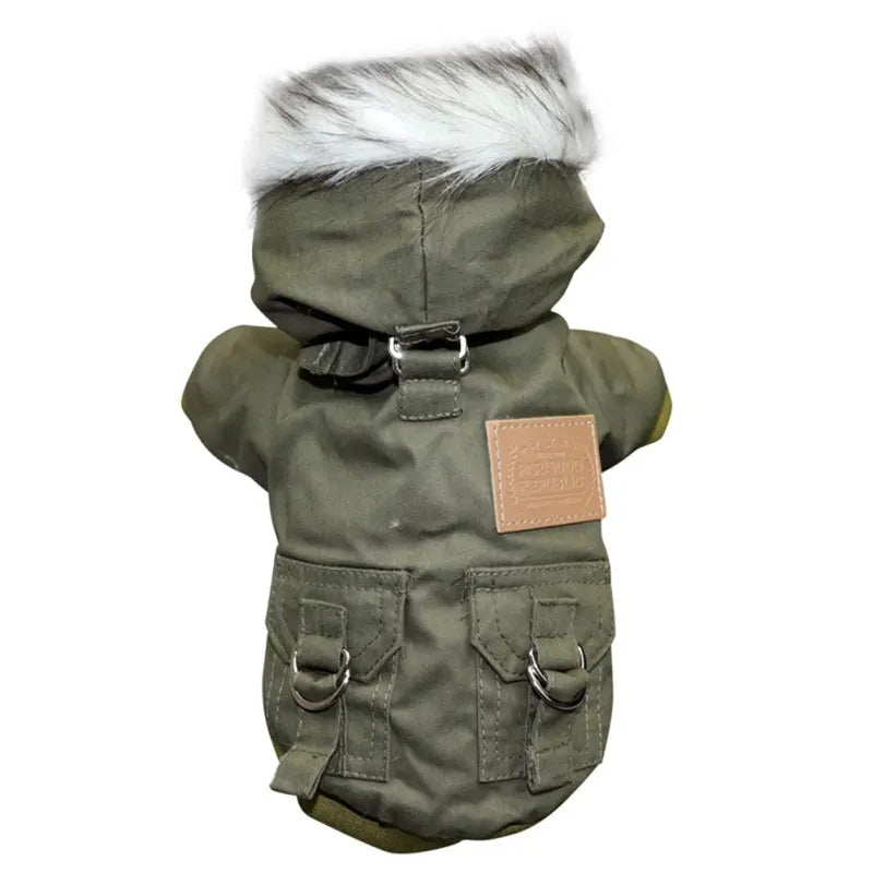 Hooded Winter Dog Coat