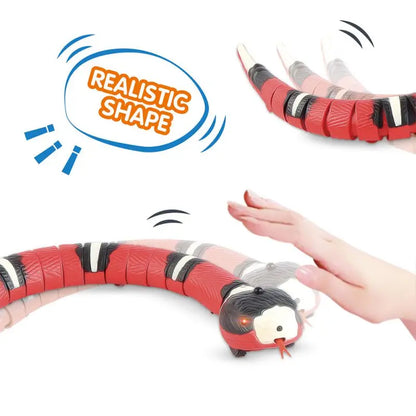 USB Rechargeable Smart Sensing Snake Cat Toy