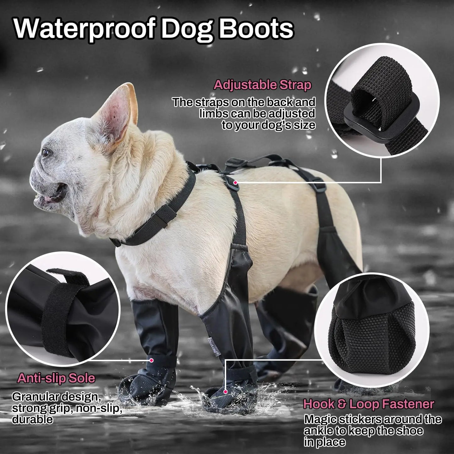 Dog Suspender Boots Paw Protectors