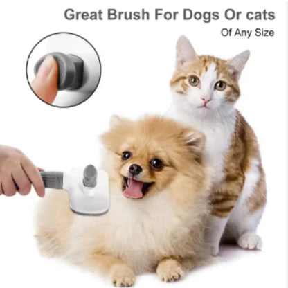 Self-Cleaning Pet Hair Remover Brush
