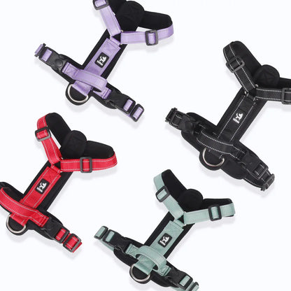 Reflective Adjustable Dog Harness with Optional Leash