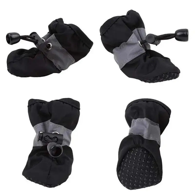 Waterproof Anti-Slip Dog Booties (4-Pack)