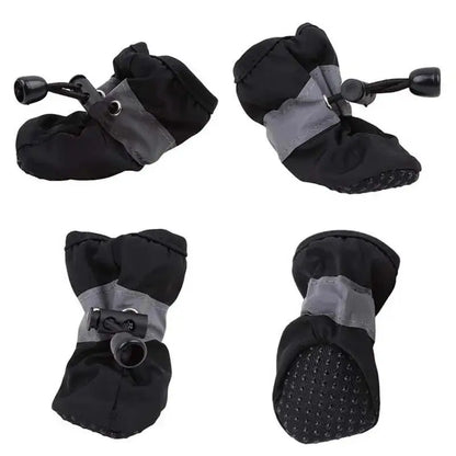 Waterproof Anti-Slip Dog Booties (4-Pack)
