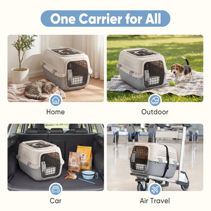23-Inch Pet Carrier for Small Dogs & Cats