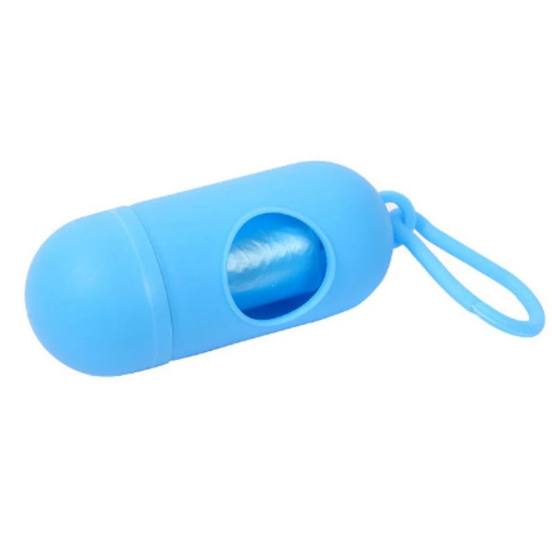 Portable Dog Waste Bag Dispenser with Bags
