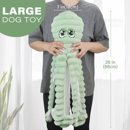 Plush Octopus Squeaky Dog Toy
