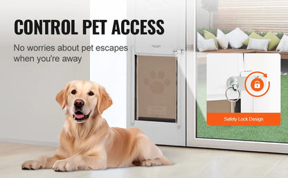 Adjustable Sliding Glass Pet Door