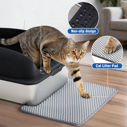 24-Inch Stainless Steel Cat Litter Box with Lid
