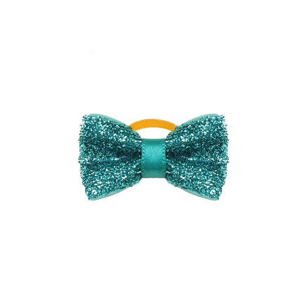 Dog Hair Bows with Rubber Bands (50/100 Pack)