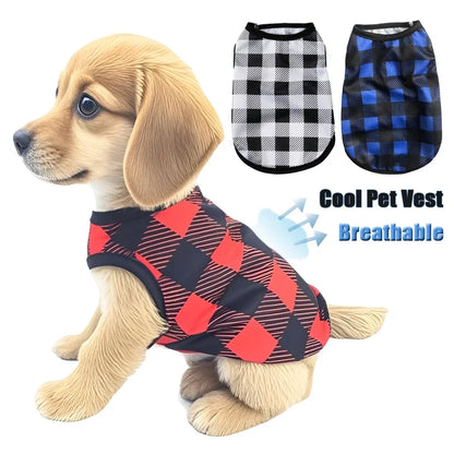 Plaid Summer Dog & Cat Vest