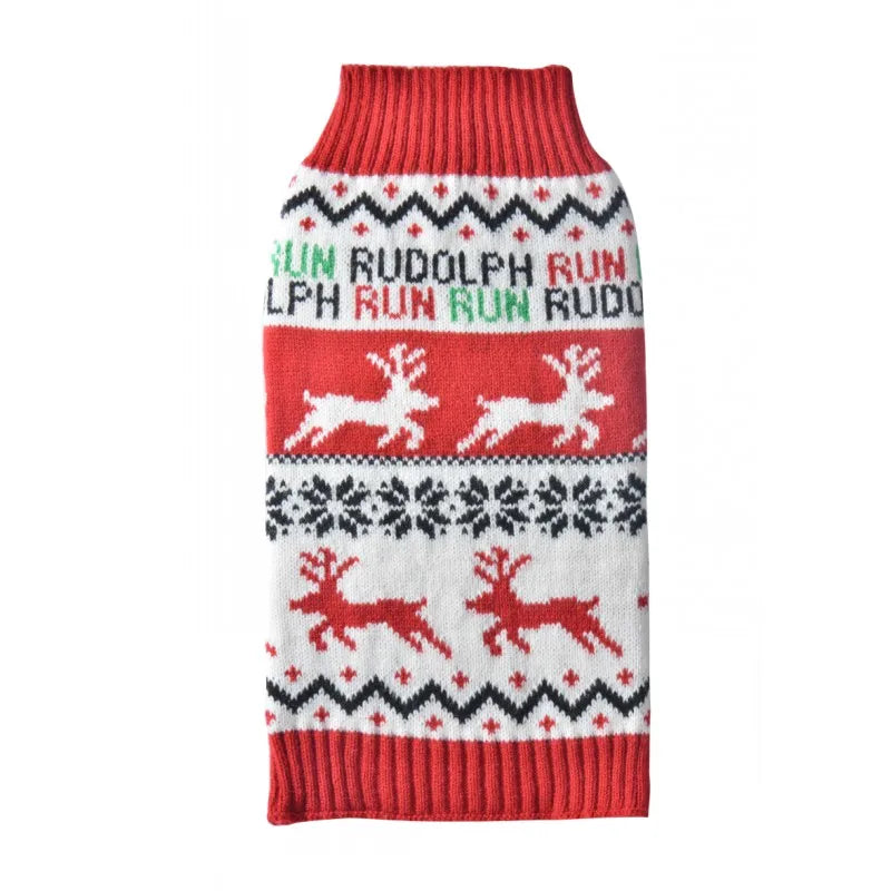 Knitted Winter Dog Sweater