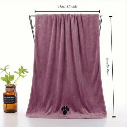 Soft Quick-Drying Dog & Cat Bath Towel