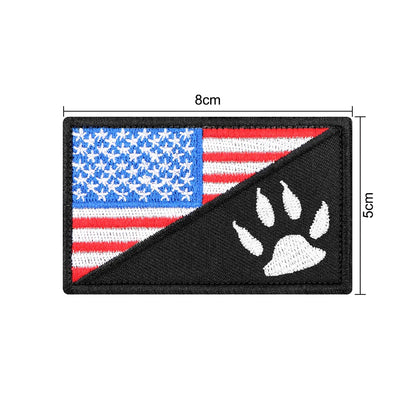 12-Piece Tactical Dog Patch Bundle for Harnesses & Vests