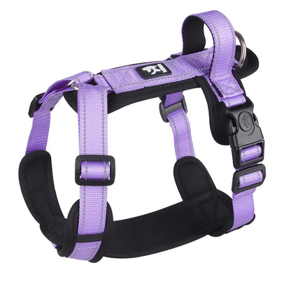 Reflective Adjustable Dog Harness with Optional Leash