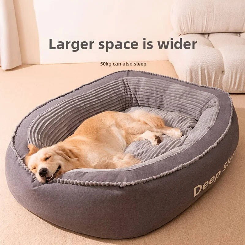 Washable Plush Dog & Cat Bed