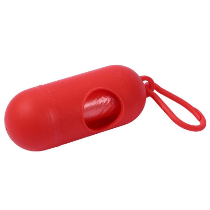 Portable Dog Waste Bag Dispenser with Bags