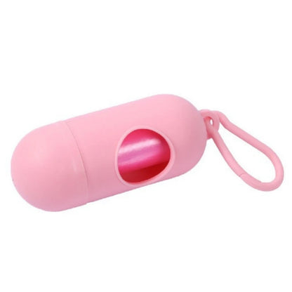Portable Dog Waste Bag Dispenser with Bags