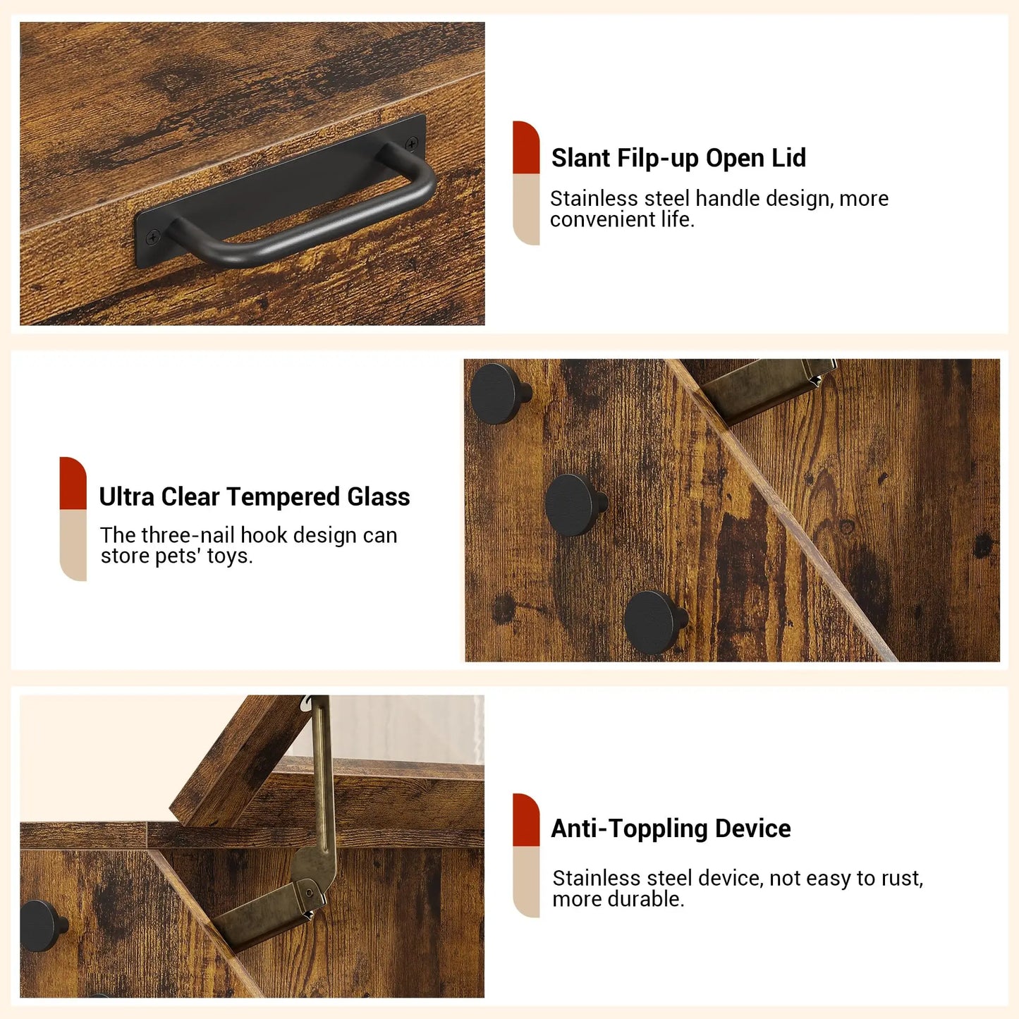 Pet Feeding Station with Storage