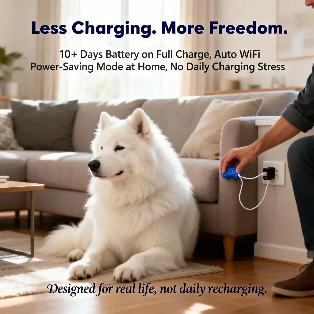 Unlimited GPS Pet Tracker Collar Device