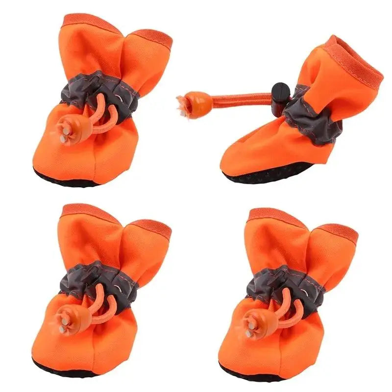 Waterproof Anti-Slip Dog Booties (4-Pack)