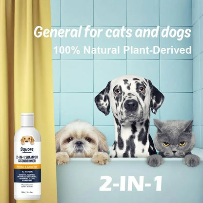 2-in-1 Gentle Pet Shampoo & Conditioner