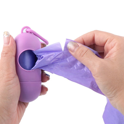 Portable Dog Waste Bag Dispenser with Bags