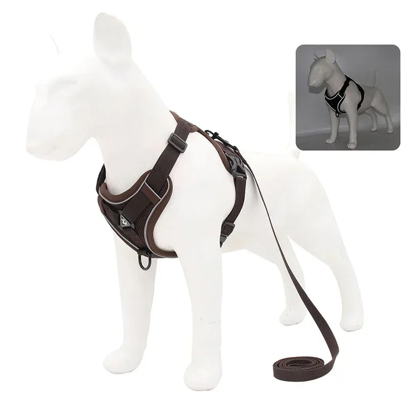 Reflective No-Pull Harness & Leash