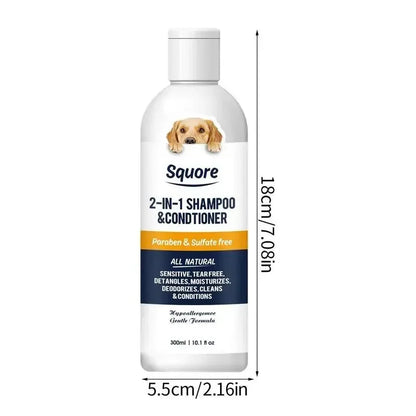 2-in-1 Gentle Pet Shampoo & Conditioner