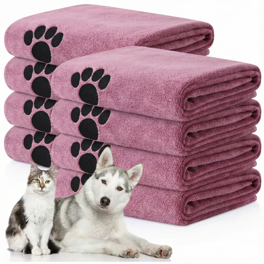 Soft Quick-Drying Dog & Cat Bath Towel