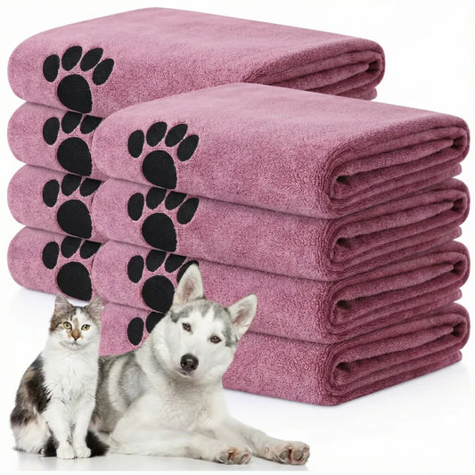Soft Quick-Drying Dog & Cat Bath Towel