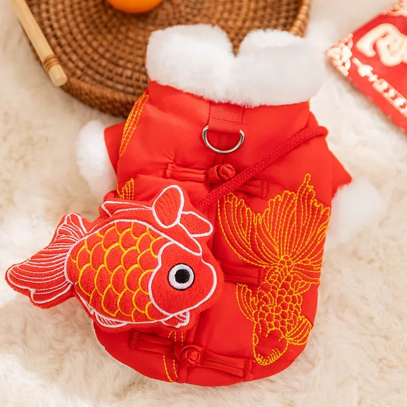 Chinese New Year Pet Dragon Coat
