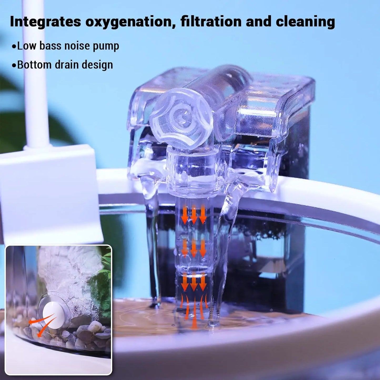 1.5 Gallon Fish Tank Starter Kit (6-Piece Kit)