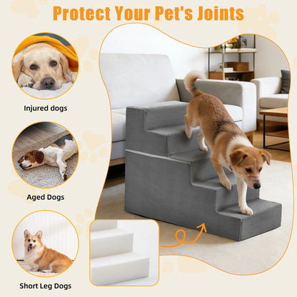 Foam Dog Stairs for Beds & Sofas