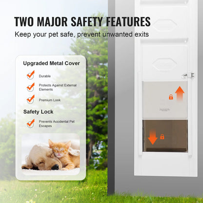 Adjustable Sliding Glass Pet Door