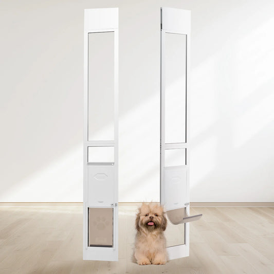 Adjustable Sliding Glass Pet Door