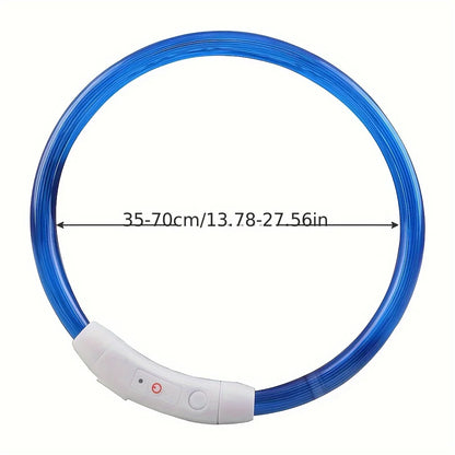 USB Rechargeable LED Dog Collar