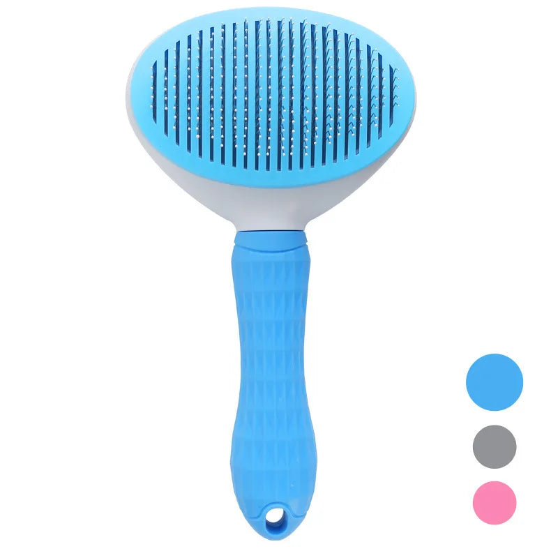 Self-Cleaning Pet Hair Remover Brush