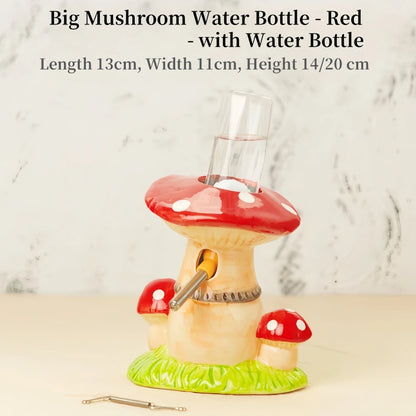 Mushroom Ceramic Hamster Accessories Set