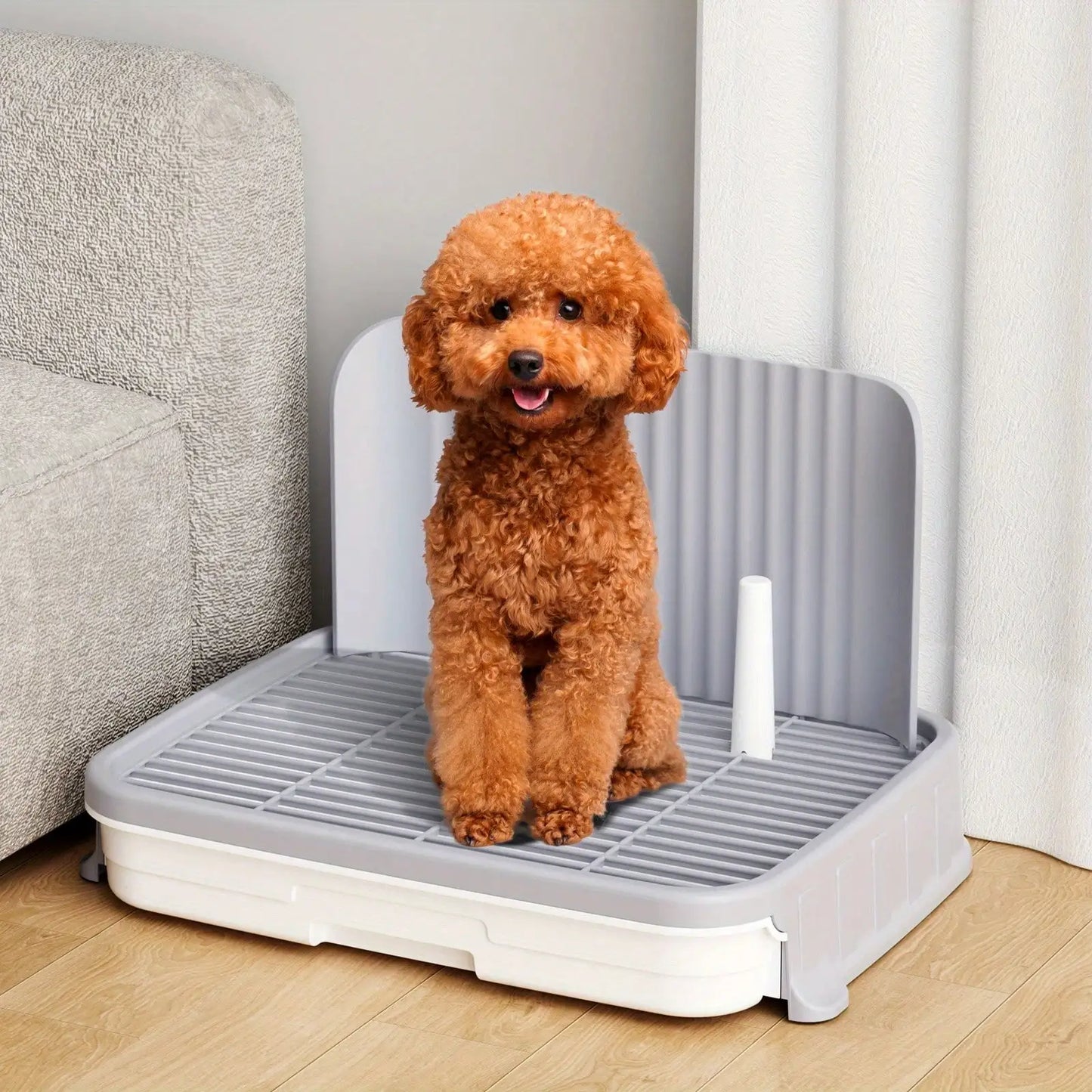 Leak-Proof Indoor Dog Potty Tray
