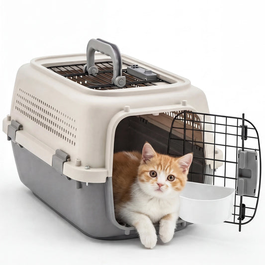 23-Inch Pet Carrier for Small Dogs & Cats