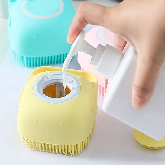 Soft Silicone Pet Bath Brush