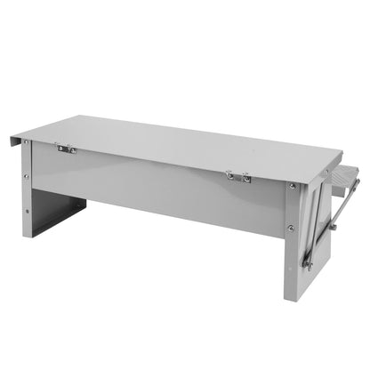 Metal Treadle Chicken Feeder - Rat Proof, No-Waste (11 lbs.)