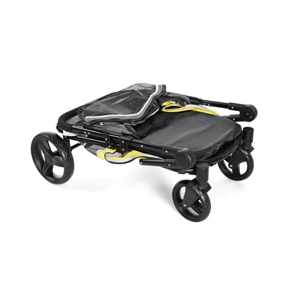 Heavy-Duty Pet Wagon Stroller (Foldable, Dual-Entry)