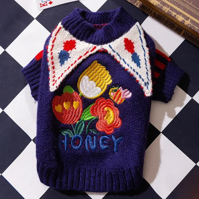 Jester Pet Sweater Costume
